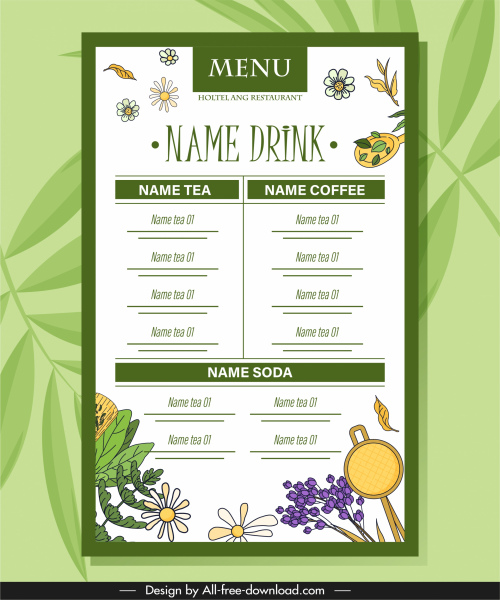 Detail Background Daftar Menu Minuman Nomer 36