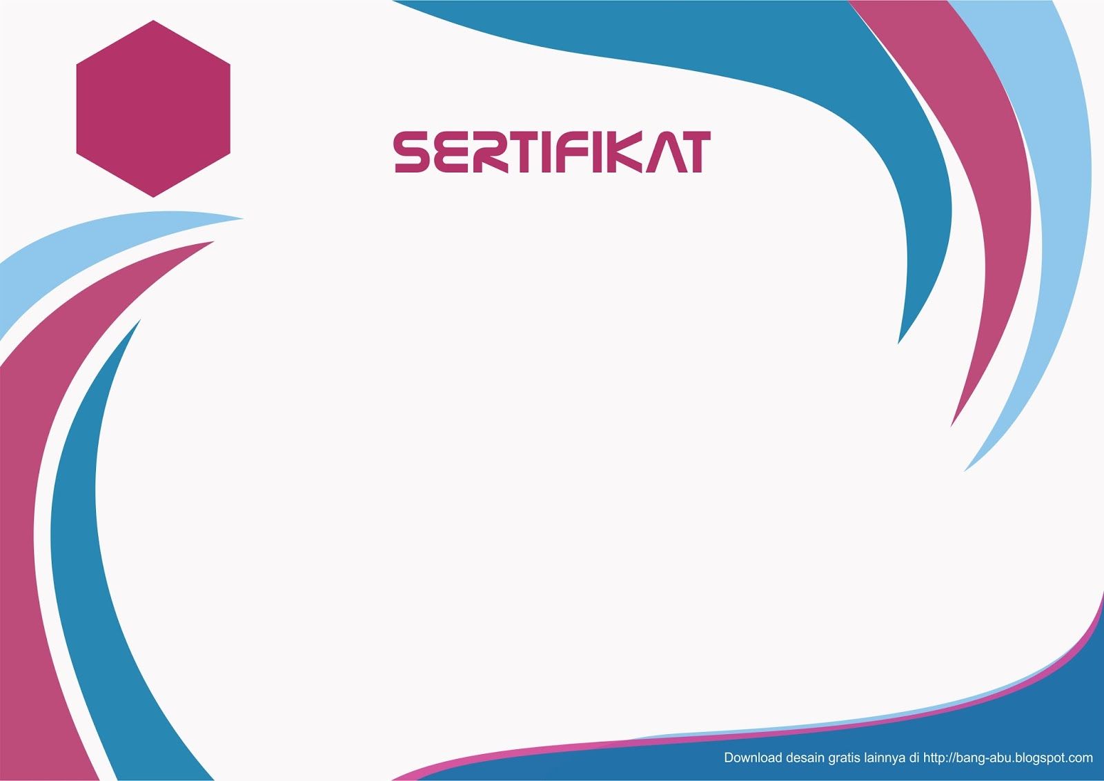 Background Desain Sertifikat - KibrisPDR