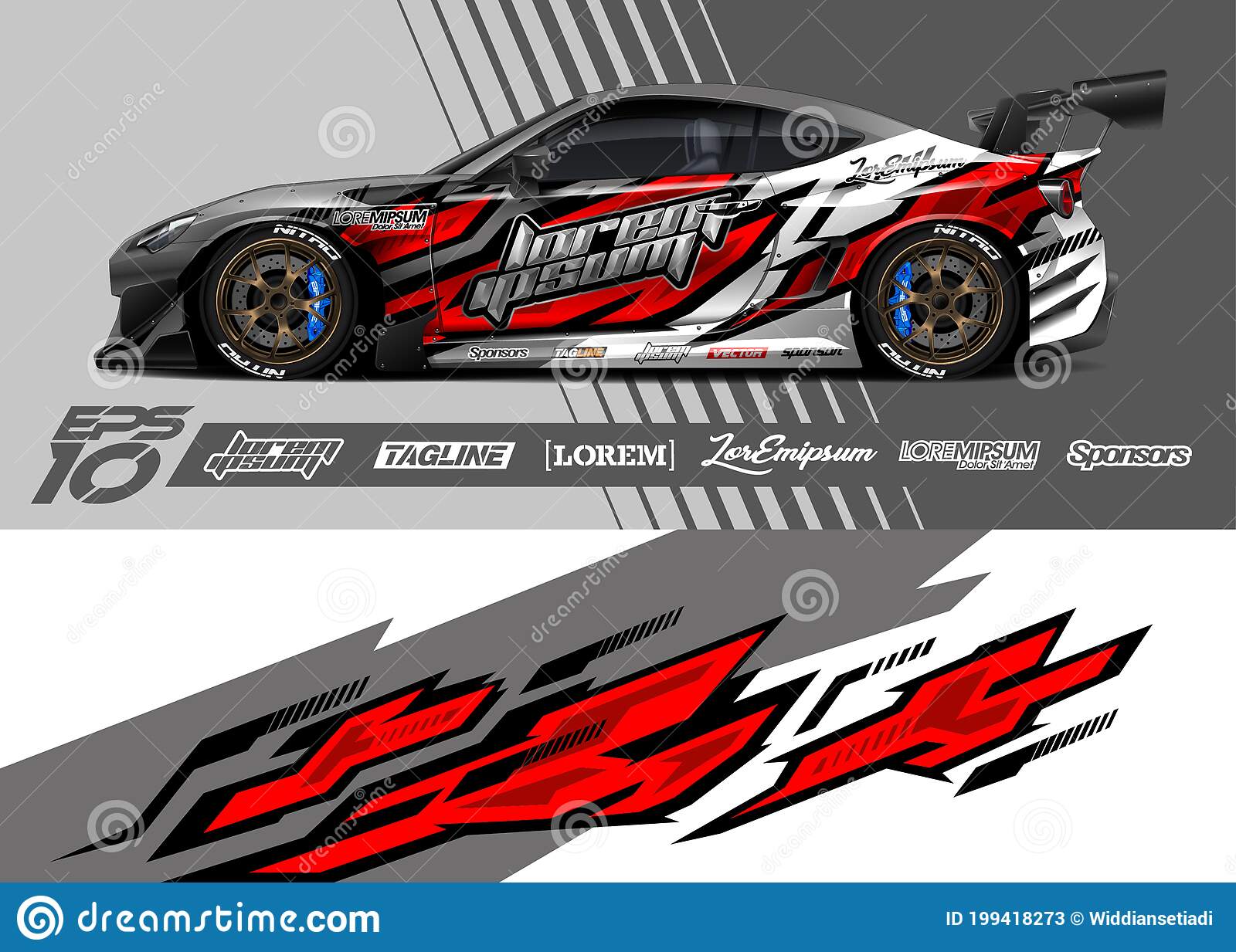 Detail Background Design Racing Nomer 47