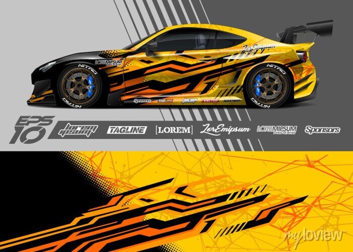 Detail Background Design Racing Nomer 54