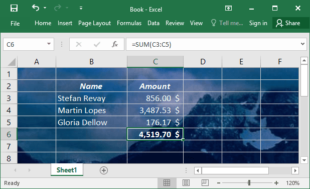 Detail Background Di Excel Nomer 3
