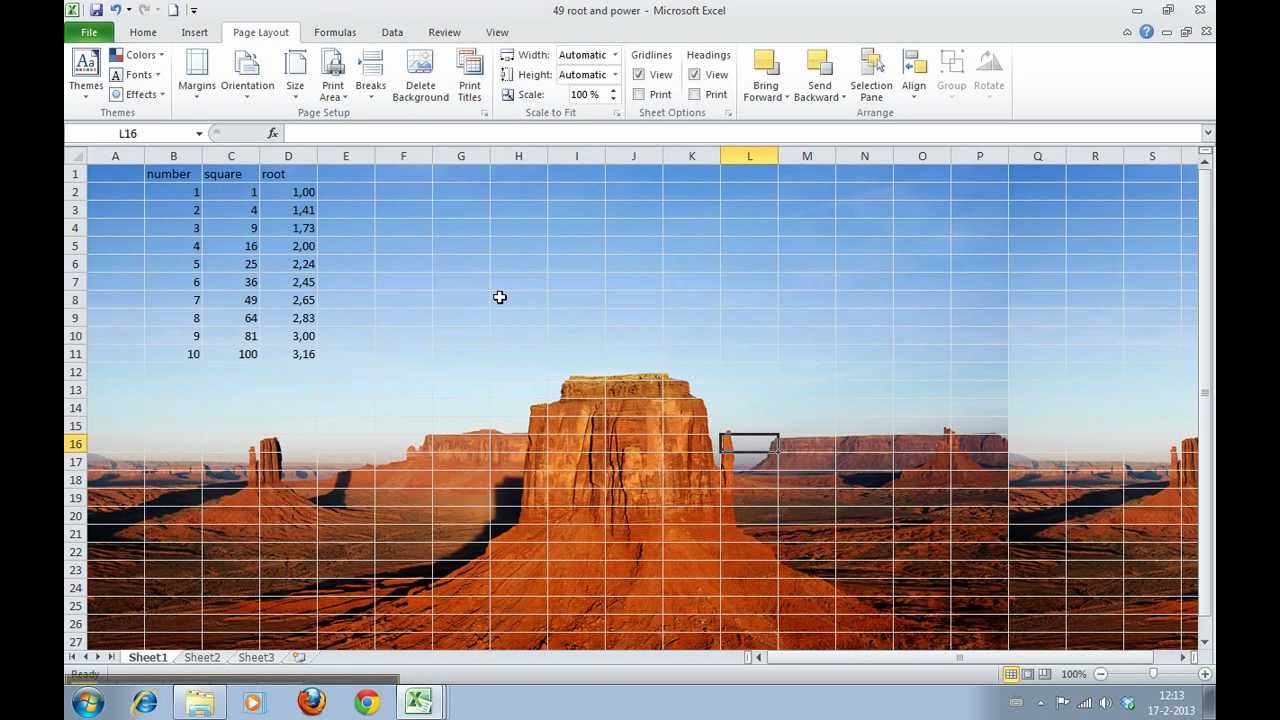 Detail Background Di Excel Nomer 10