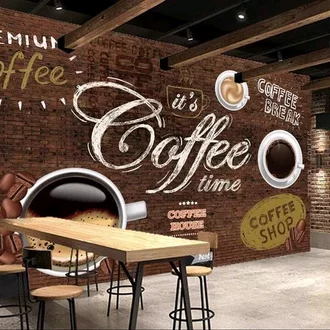 Detail Background Dinding Cafe Keren Nomer 46