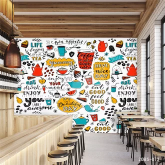Detail Background Dinding Cafe Keren Nomer 54