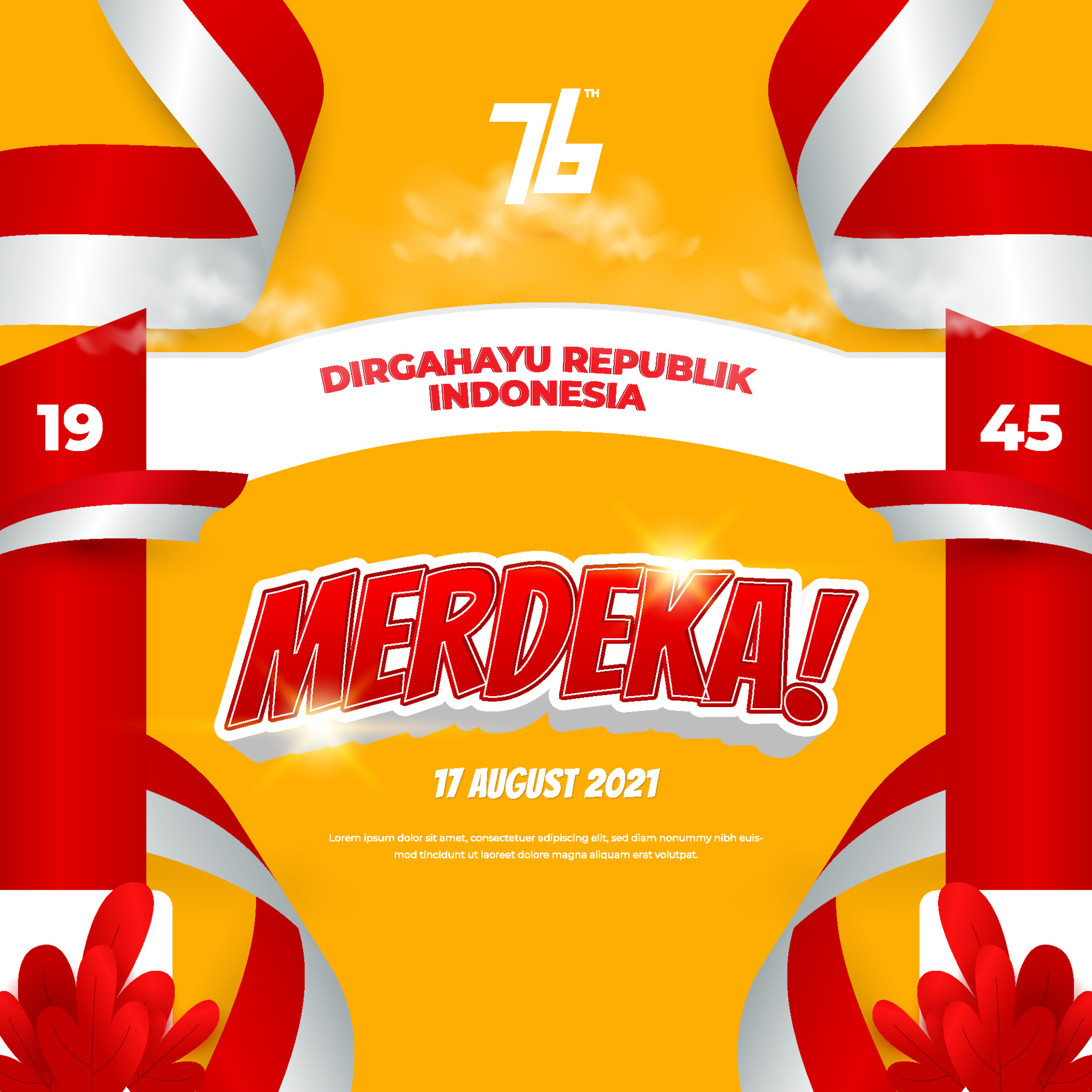 Detail Background Dirgahayu Nomer 29