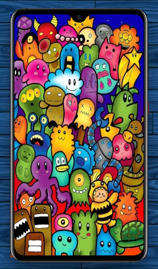 Detail Background Doodle Berwarna Nomer 8