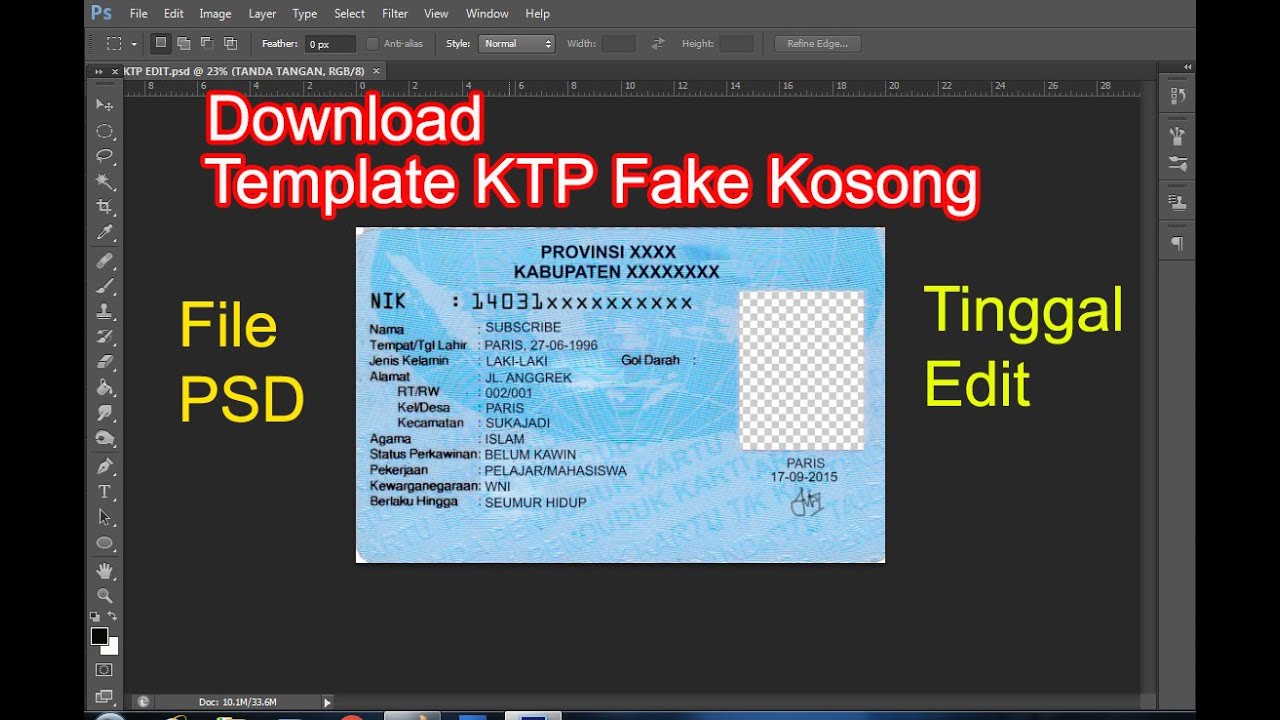 Detail Background E Ktp Kosong Nomer 13