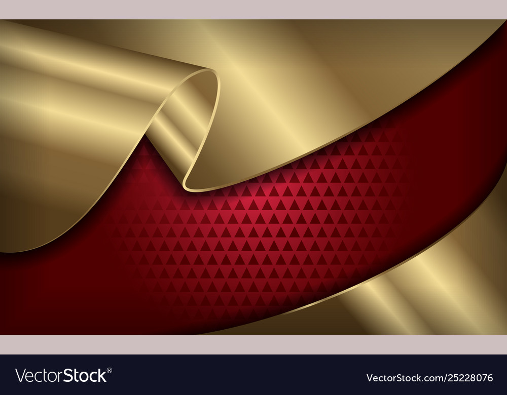 Detail Background Elegant Red And Gold Nomer 3