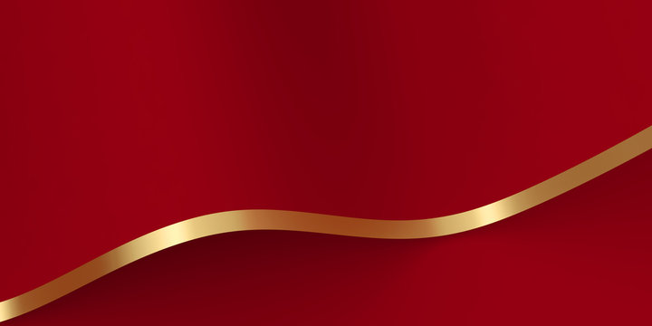 Detail Background Elegant Red And Gold Nomer 22