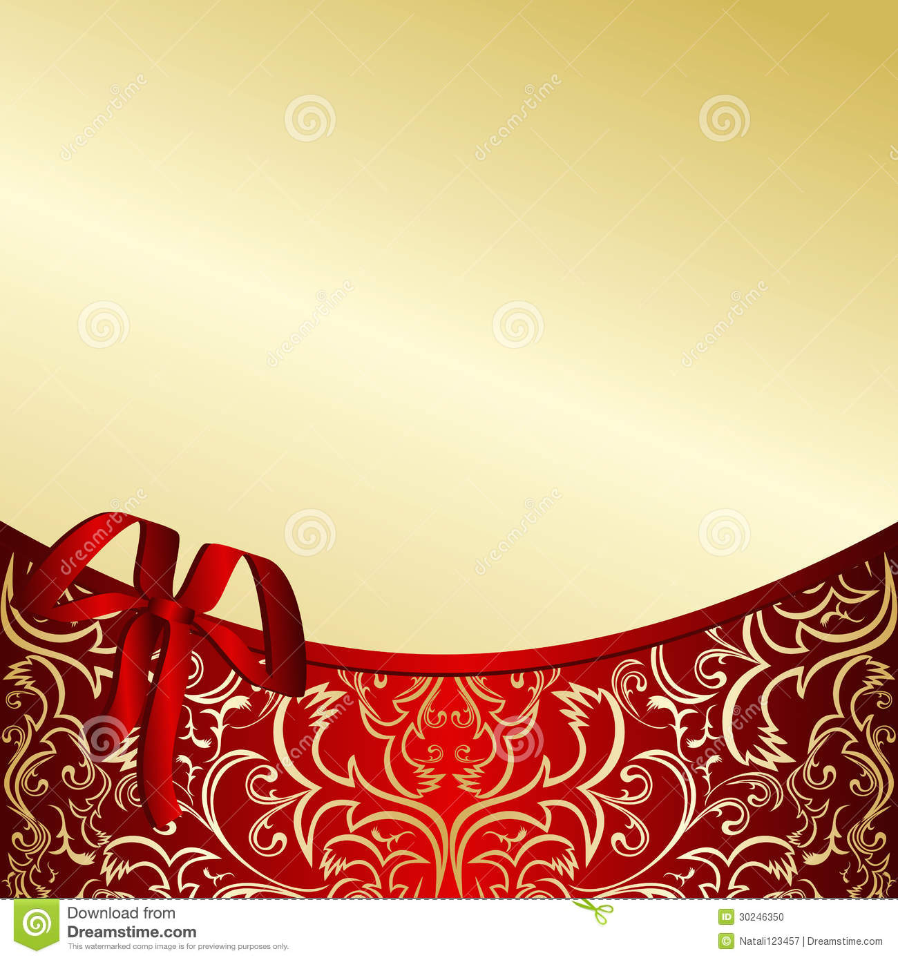 Detail Background Elegant Red And Gold Nomer 26