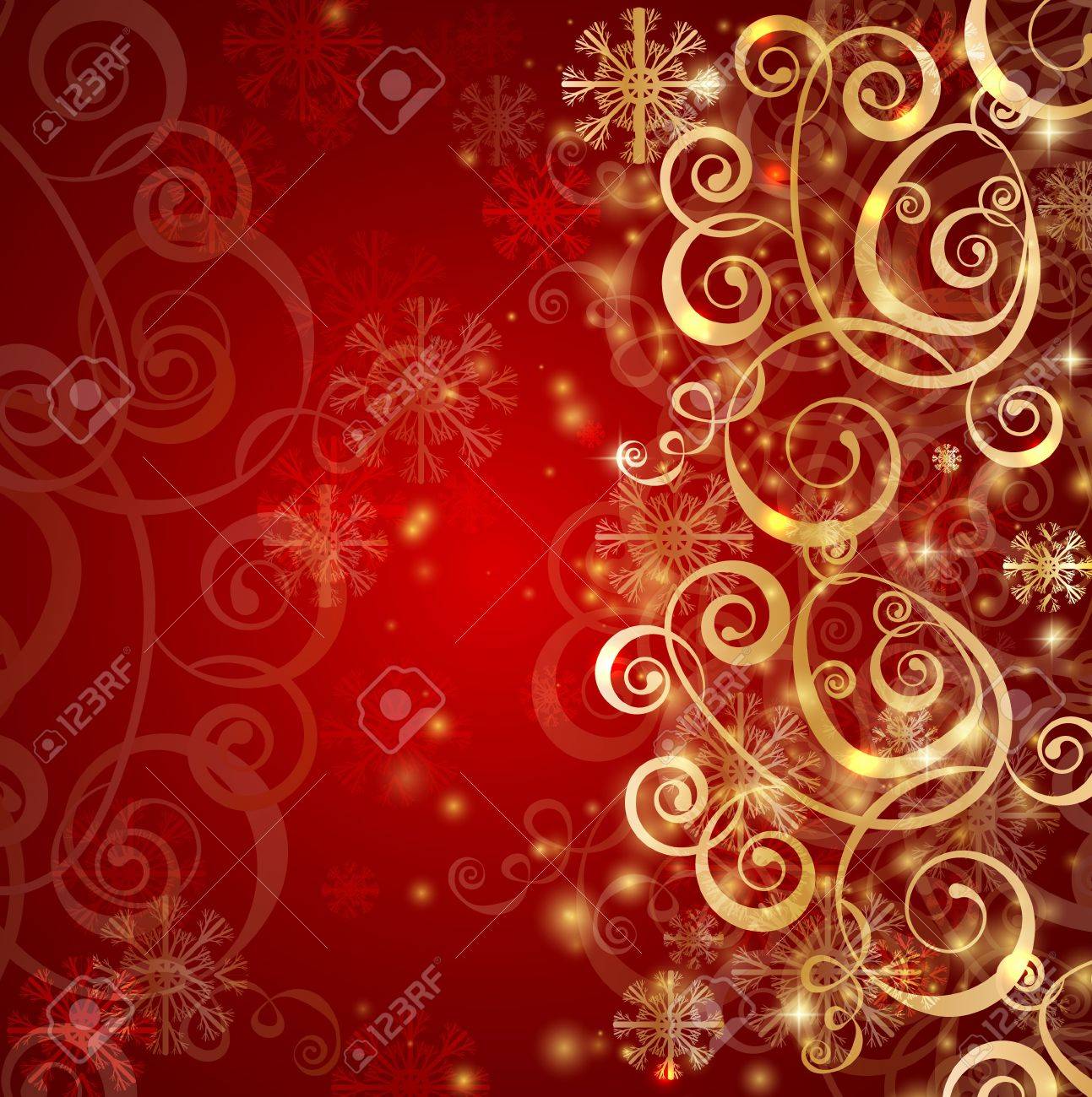 Detail Background Elegant Red And Gold Nomer 28