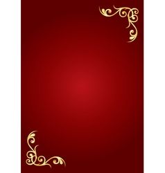 Detail Background Elegant Red And Gold Nomer 35