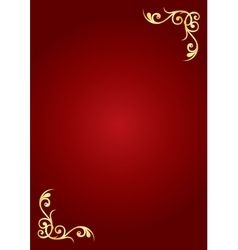 Detail Background Elegant Red And Gold Nomer 35