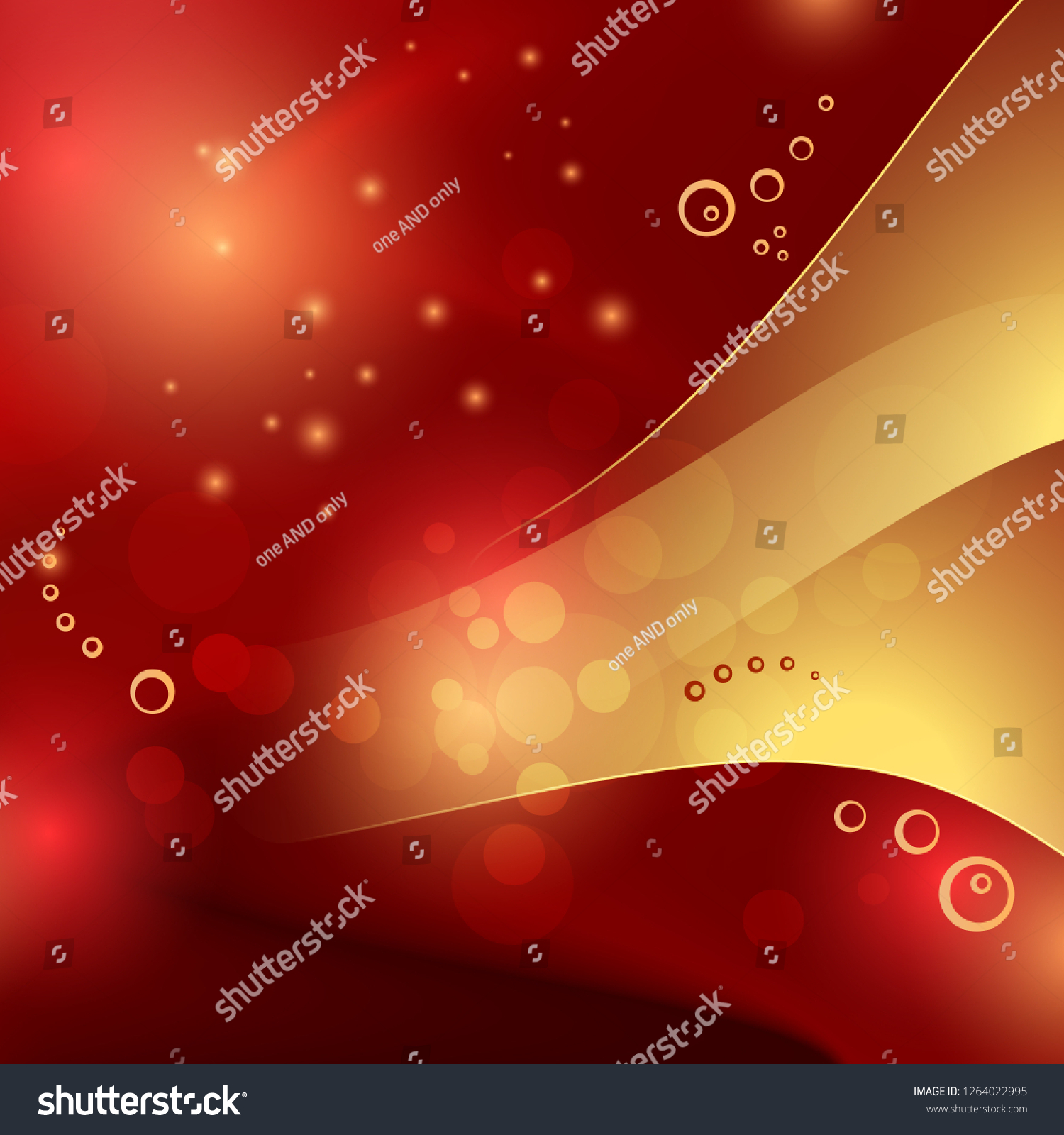 Detail Background Elegant Red And Gold Nomer 40