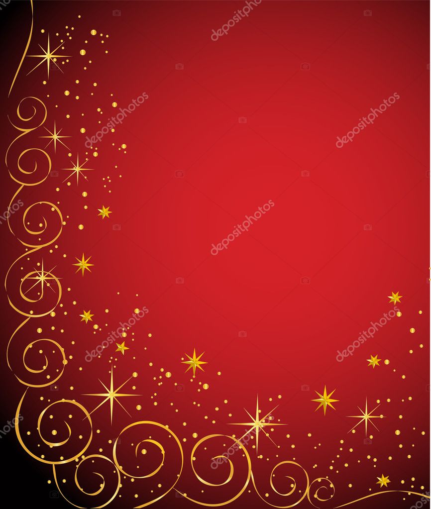 Detail Background Elegant Red And Gold Nomer 41