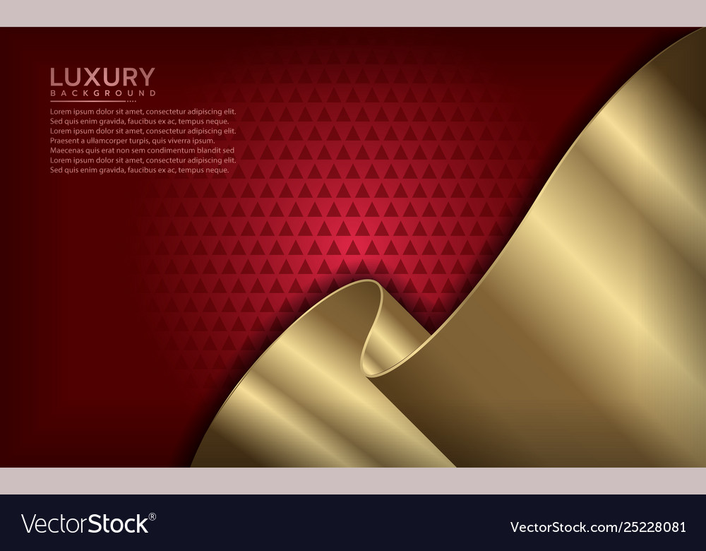 Detail Background Elegant Red And Gold Nomer 43