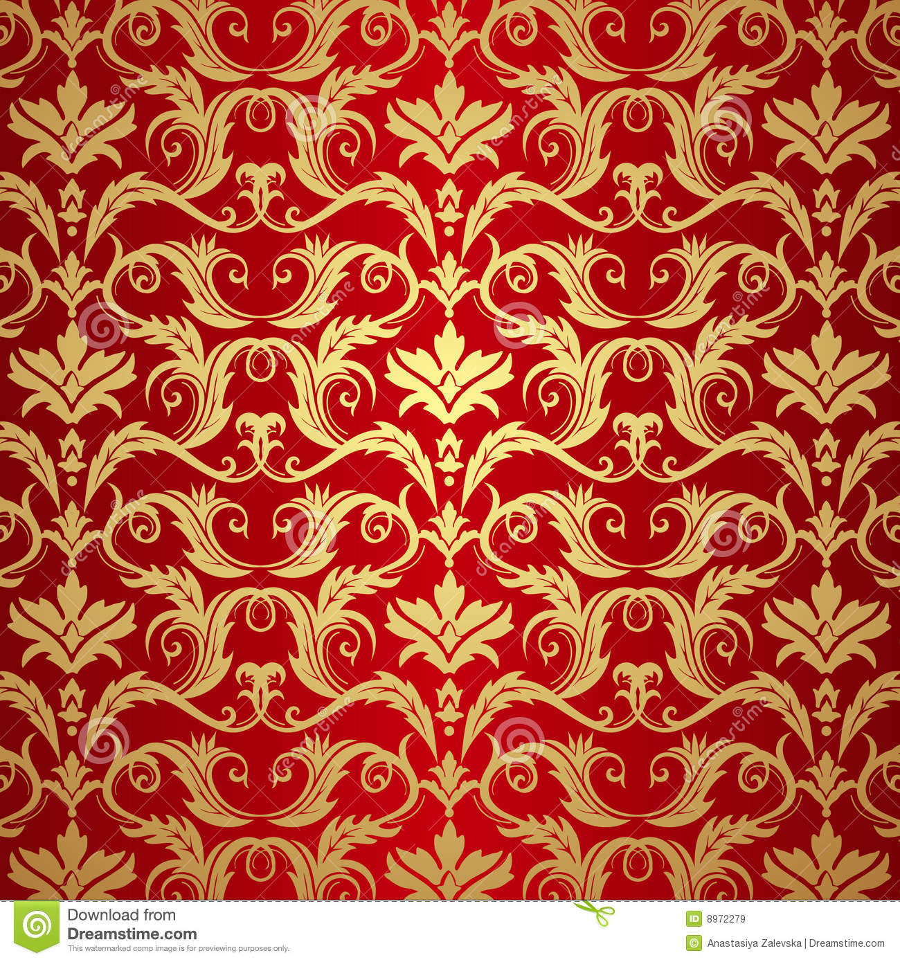 Detail Background Elegant Red And Gold Nomer 50