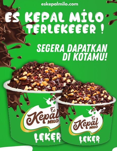 Detail Background Es Kepal Milo Nomer 33