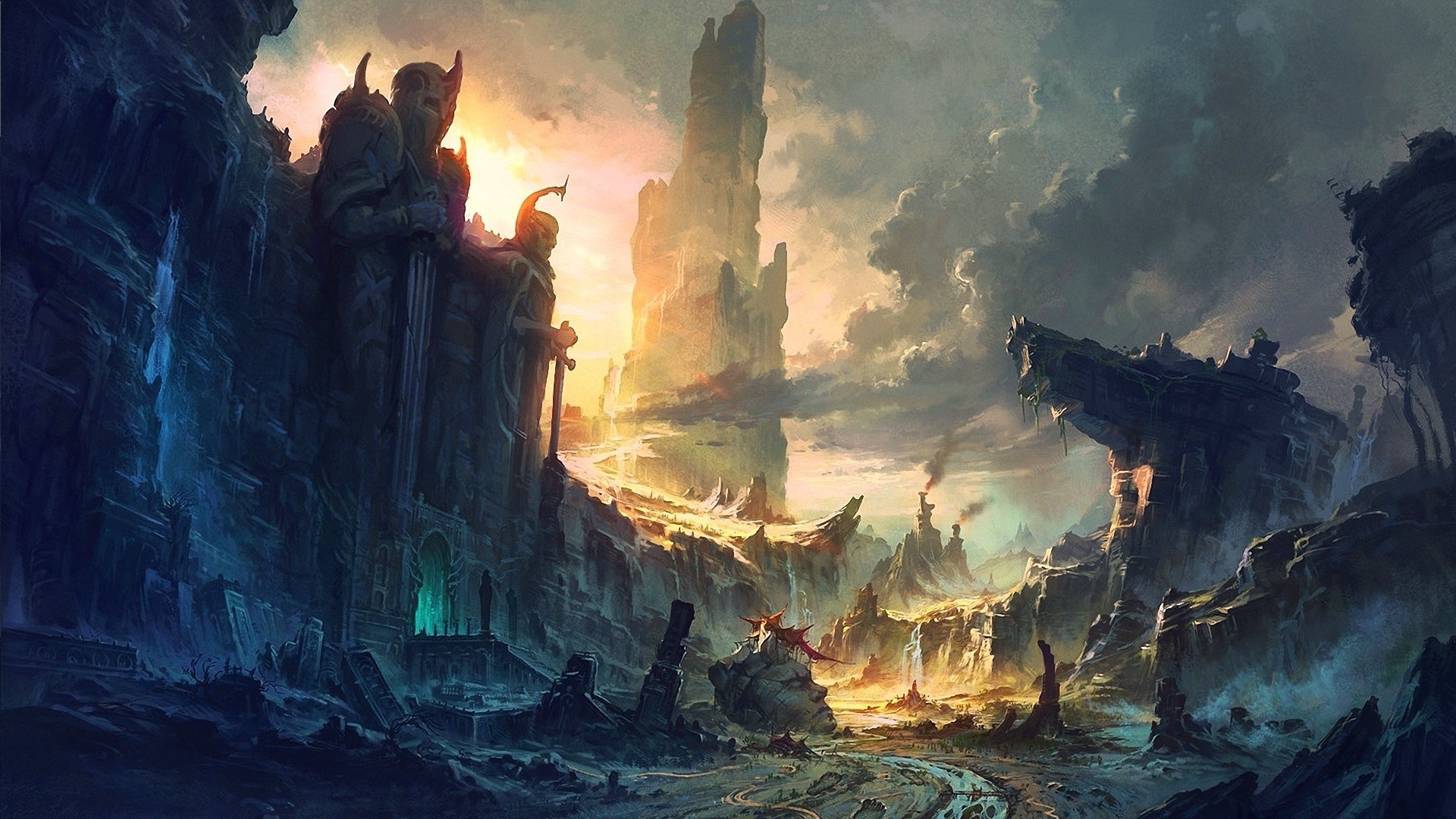 Detail Background Fantasy Art Nomer 23