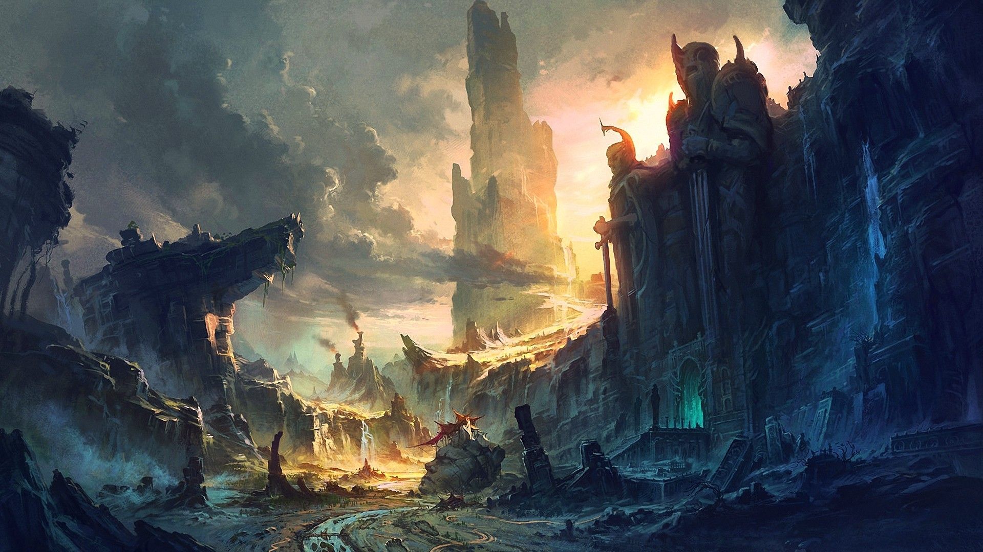 Detail Background Fantasy Art Nomer 9