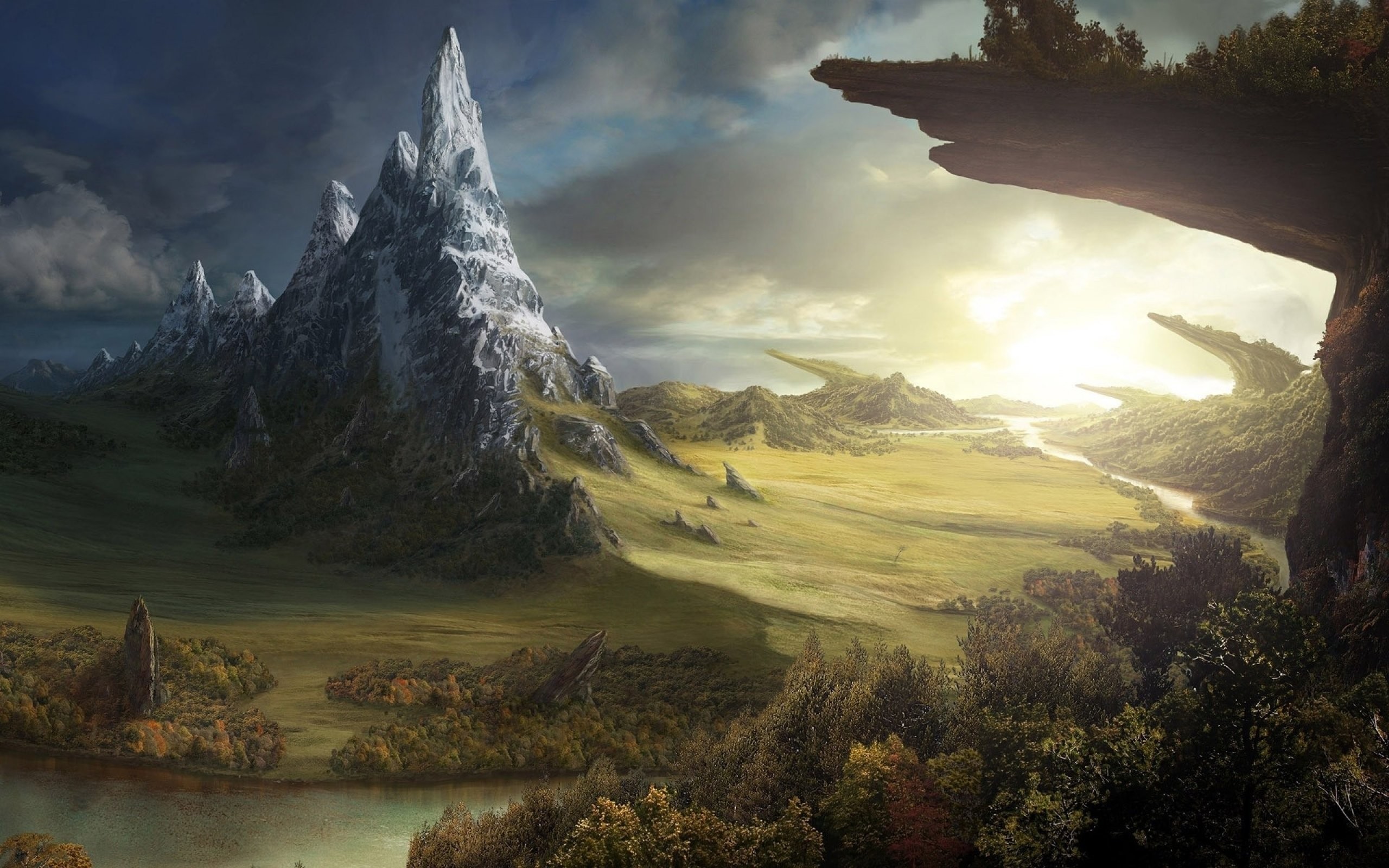 Detail Background Fantasy Nature Nomer 15