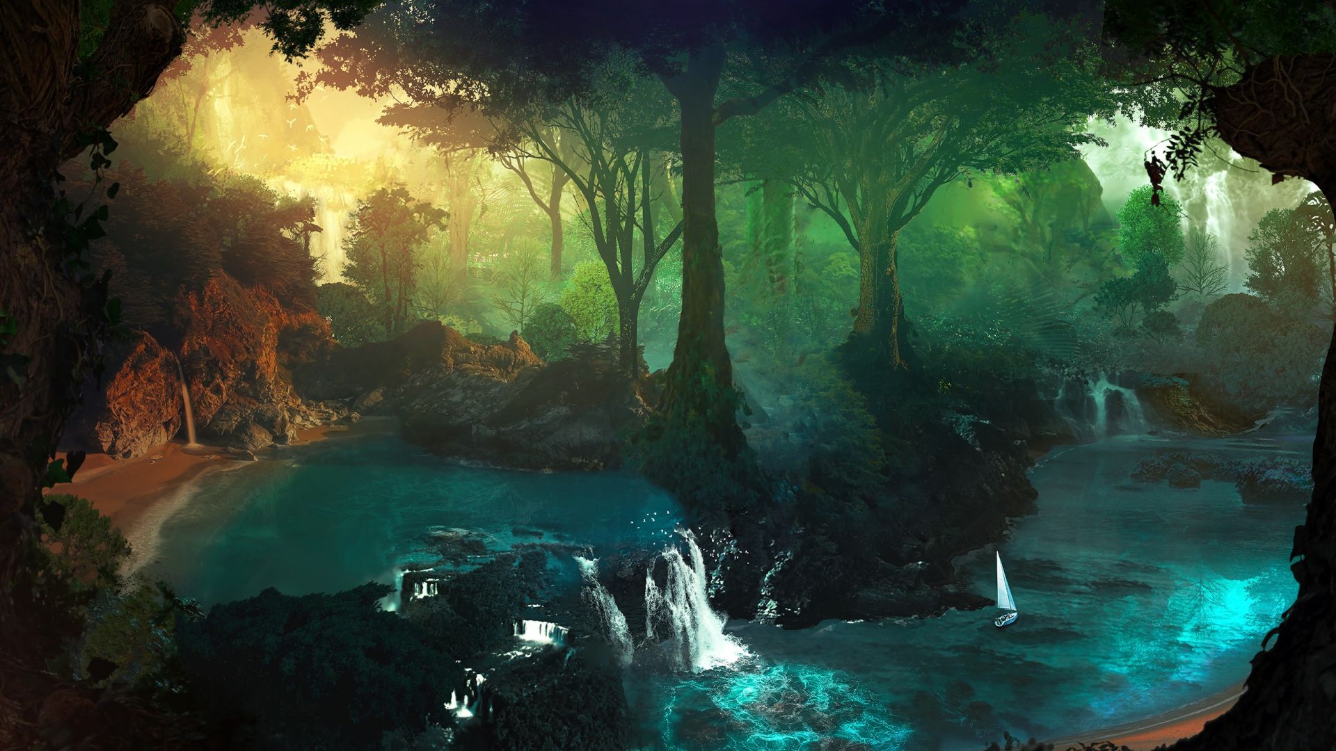 Detail Background Fantasy Nature Nomer 25