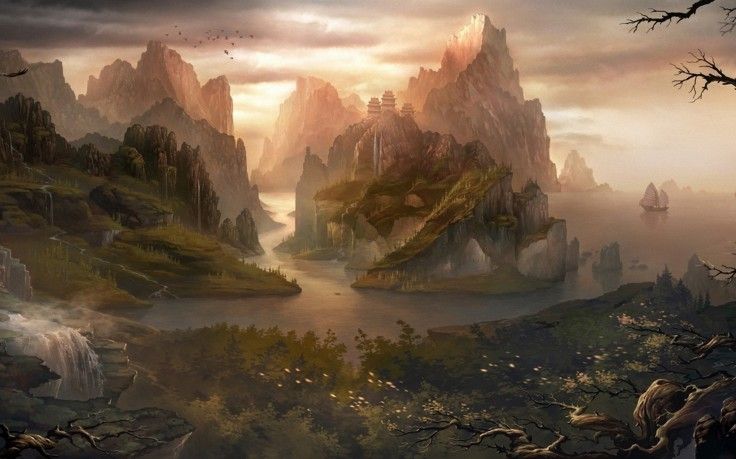 Detail Background Fantasy Nature Nomer 8