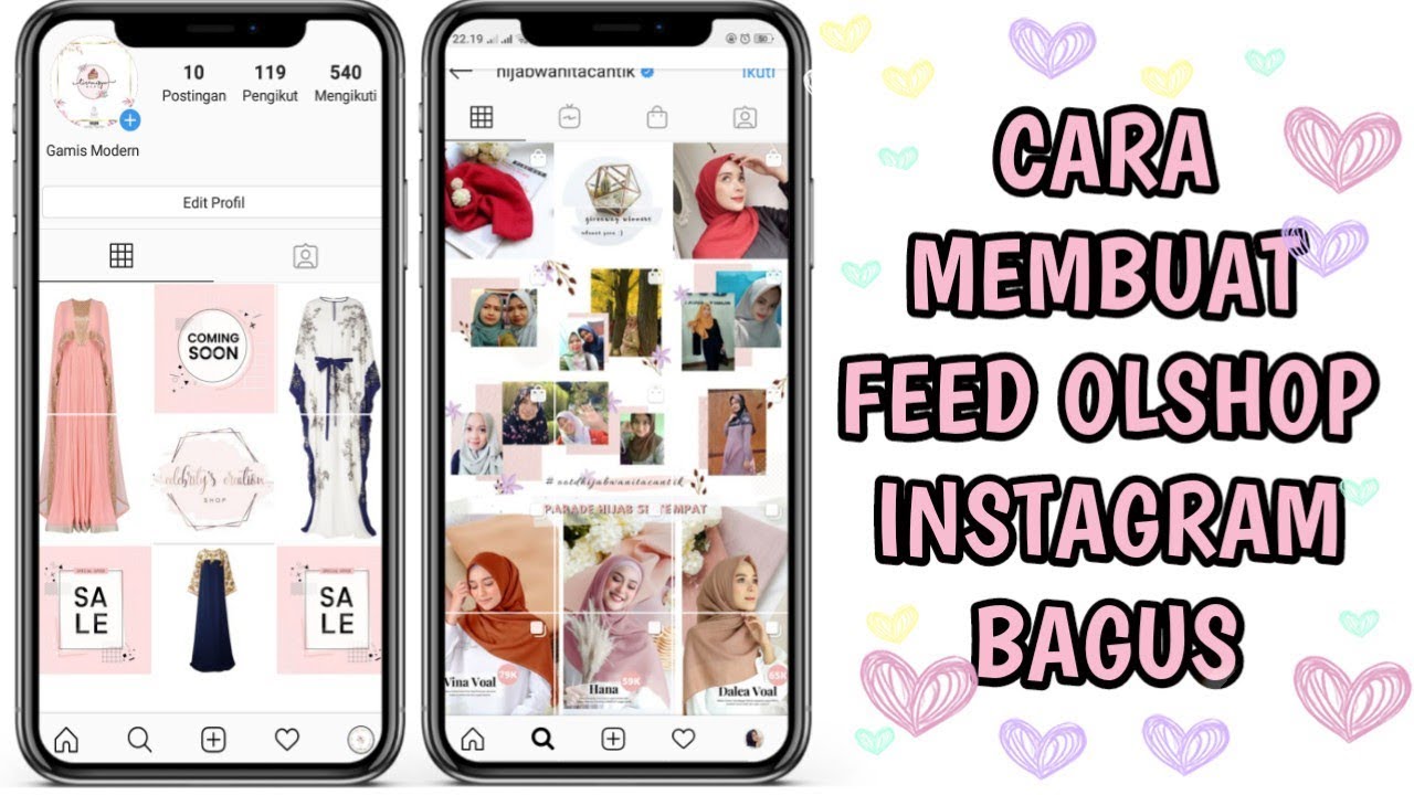 Detail Background Feed Instagram Olshop Nomer 11
