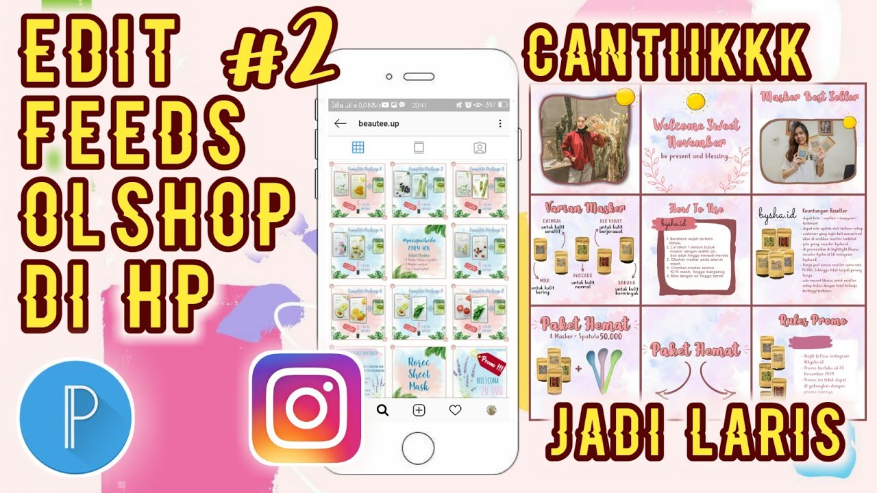 Detail Background Feed Instagram Olshop Nomer 15