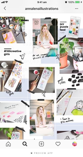 Detail Background Feed Instagram Olshop Nomer 31