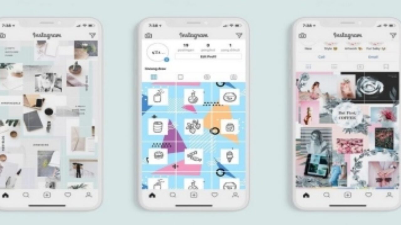 Detail Background Feed Instagram Olshop Nomer 47