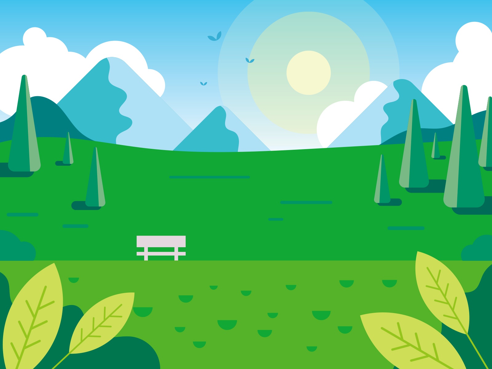 Detail Background Flat Design Nomer 21