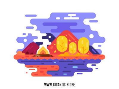 Detail Background Flat Design Nomer 54