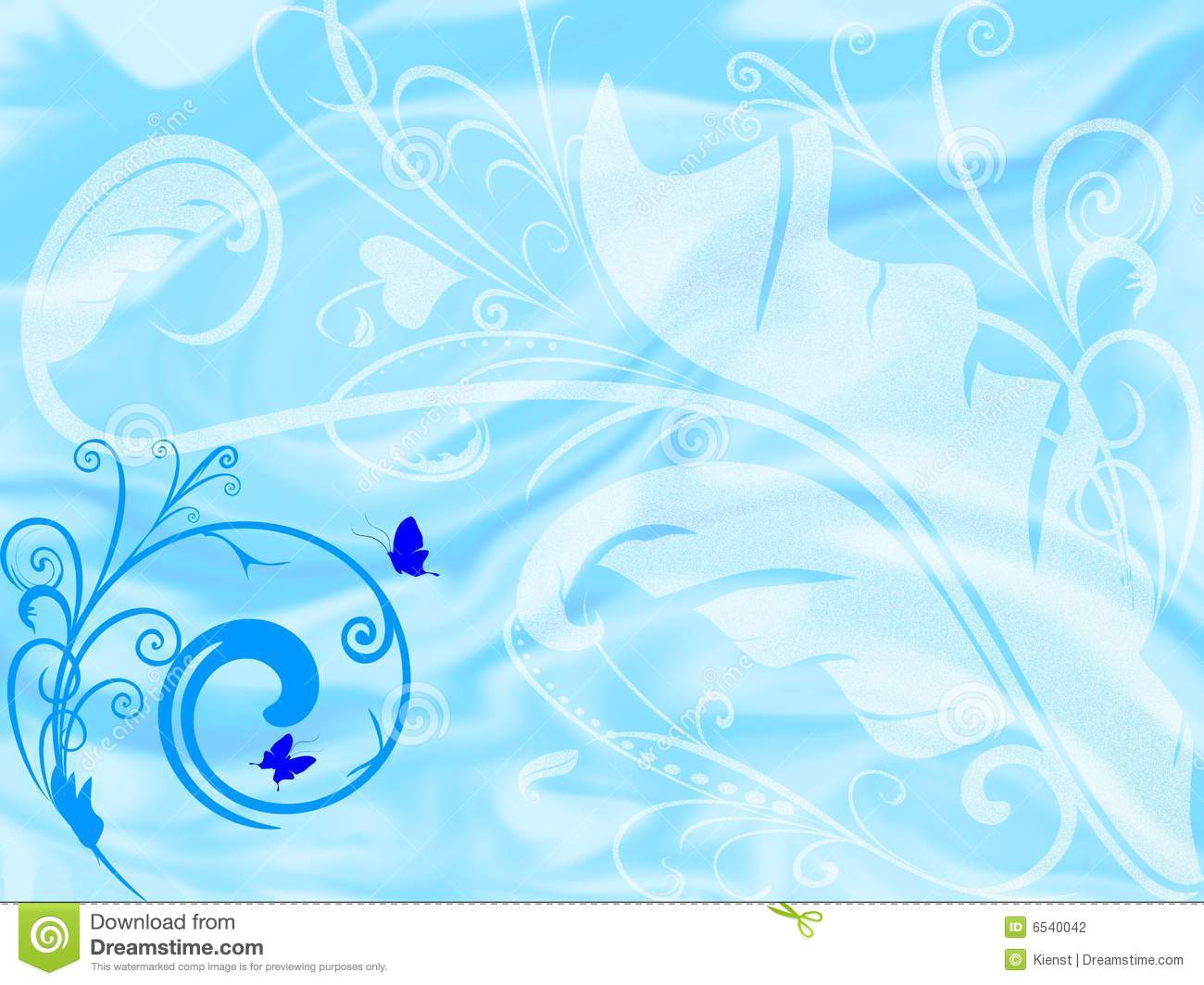 Detail Background Floral Biru Nomer 11