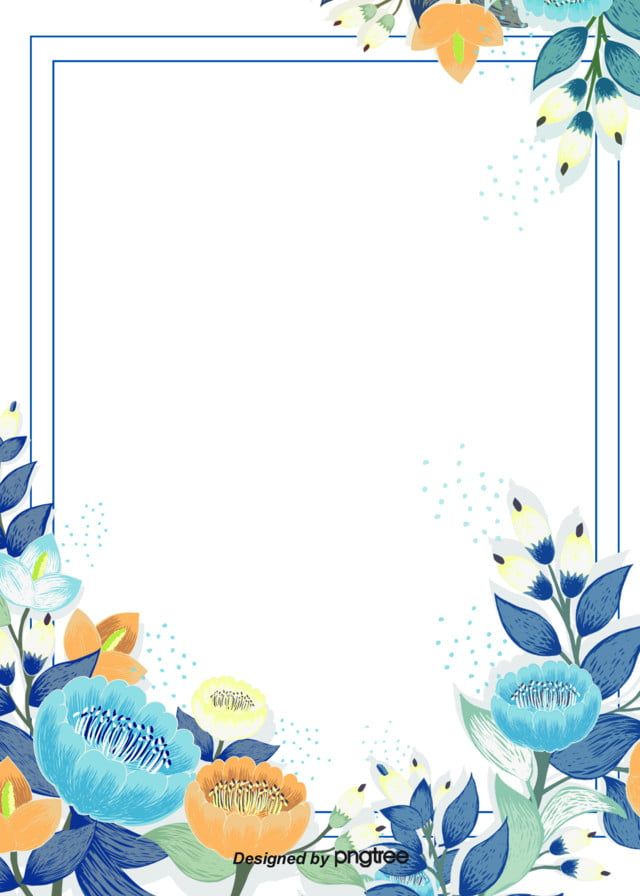 Detail Background Floral Biru Nomer 7