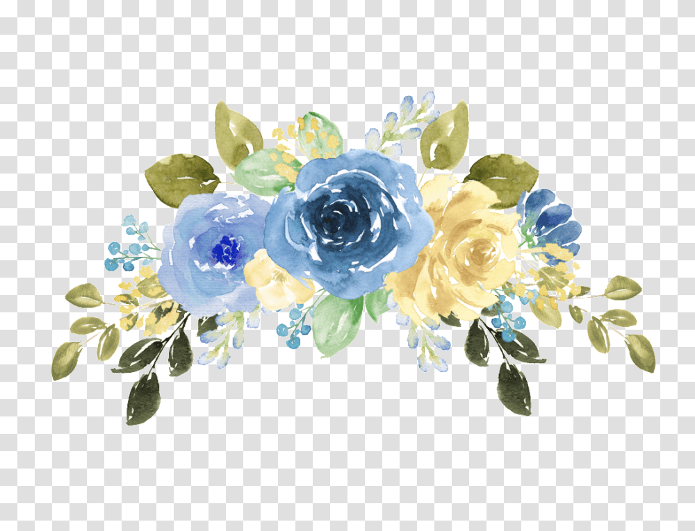 Detail Background Floral Blue Nomer 54