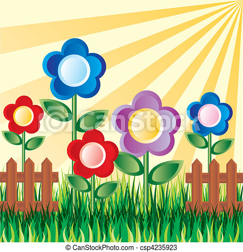 Detail Background Flower Garden Nomer 39