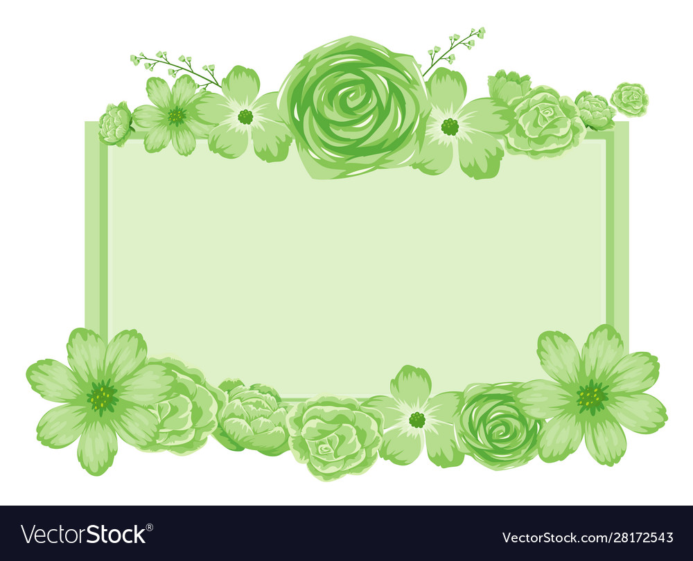 Download Background Flower Green Nomer 18