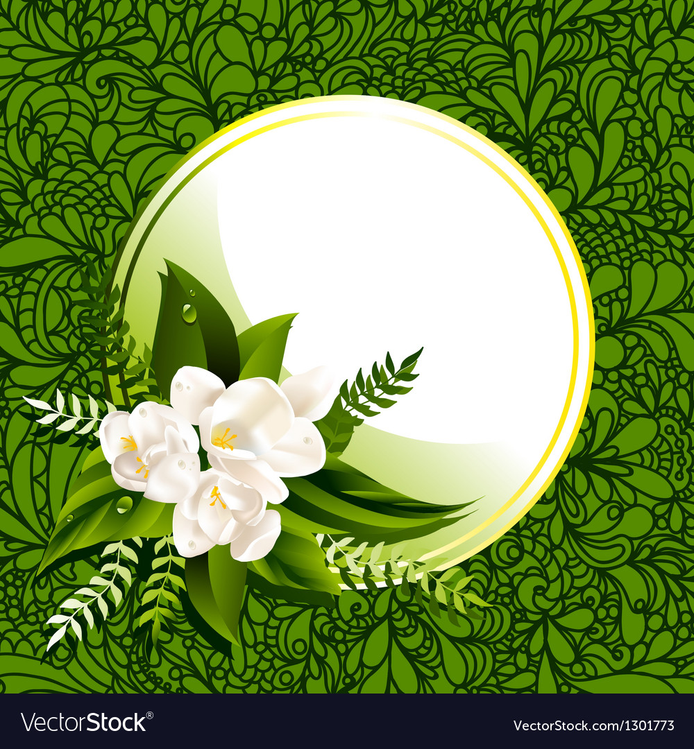 Download Background Flower Green Nomer 33