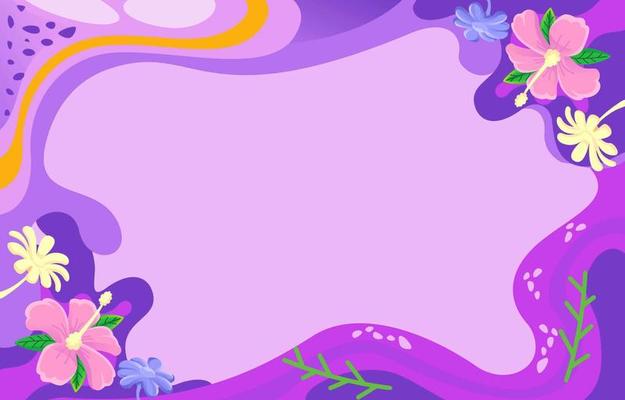 Detail Background Flower Purple Nomer 36