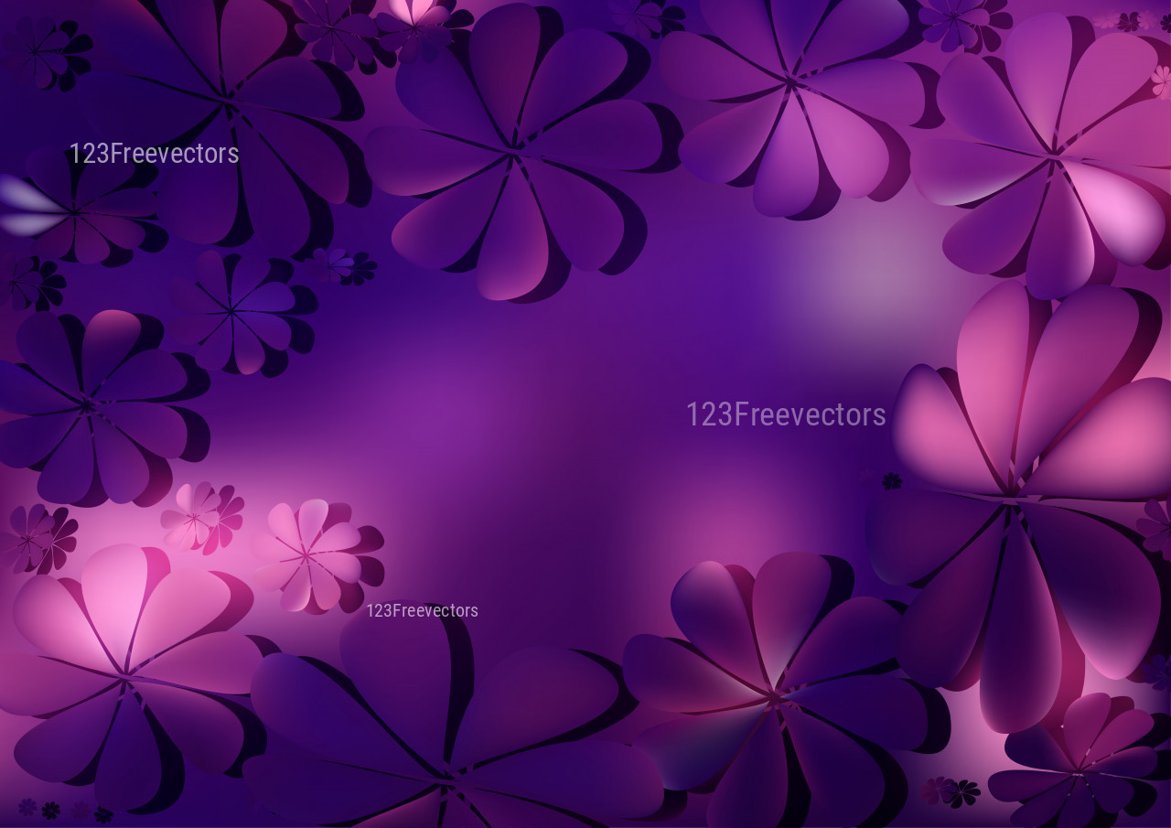 Detail Background Flower Purple Nomer 52