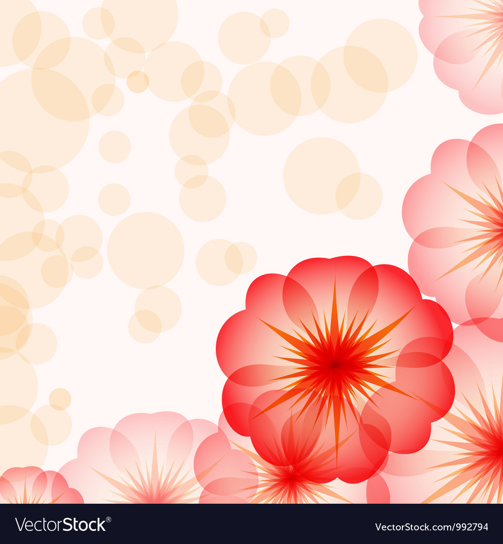 Download Background Flower Red Nomer 36