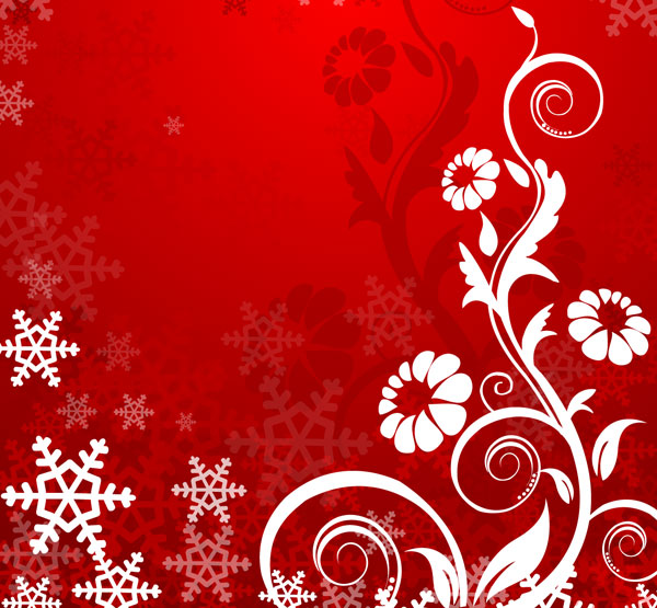 Download Background Flower Red Nomer 42