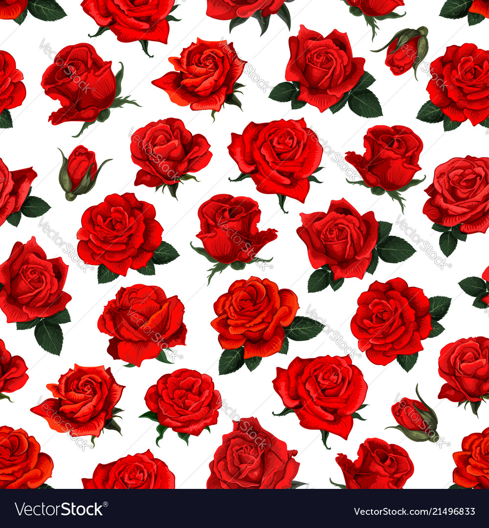 Download Background Flower Red Nomer 7