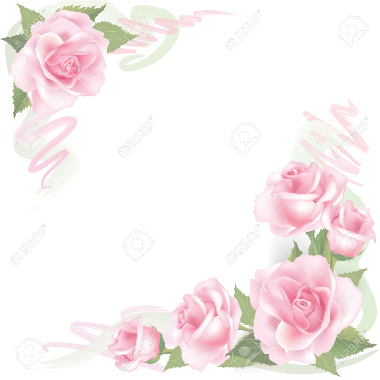 Detail Background Flower Rose Nomer 8