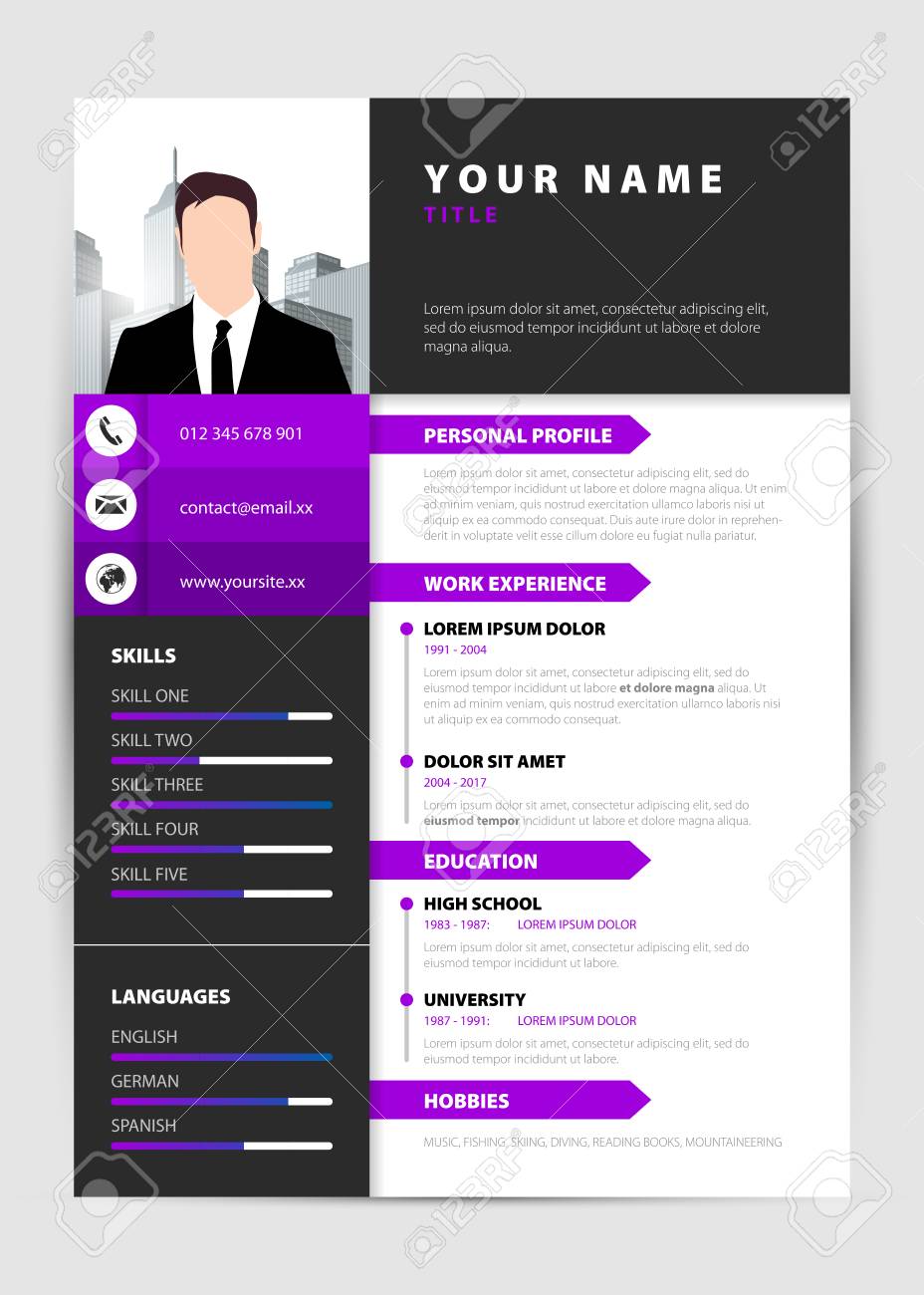 Detail Background For Cv Nomer 44