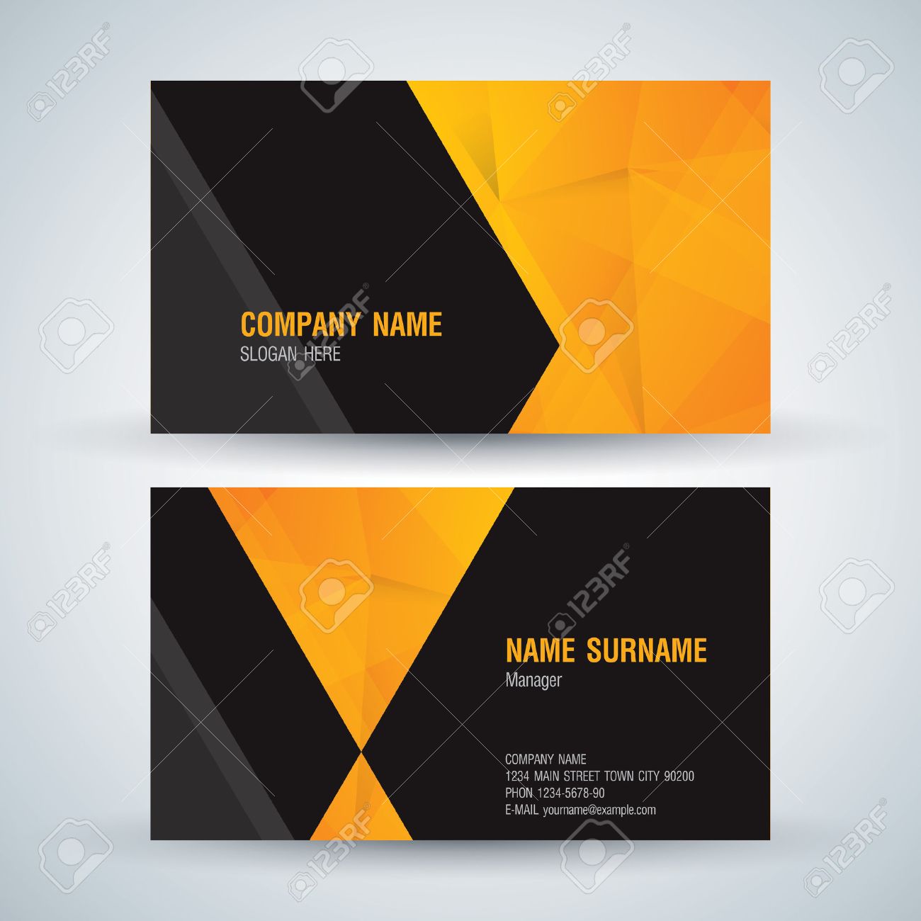 Detail Background For Name Card Nomer 5