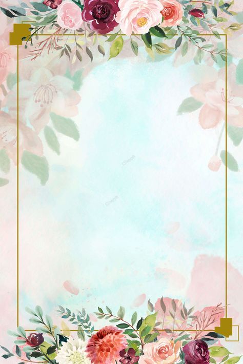 Background Frame Bunga - KibrisPDR