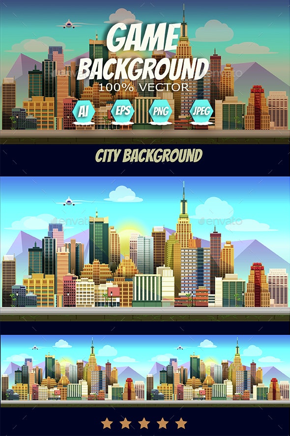 Detail Background Game City Nomer 33