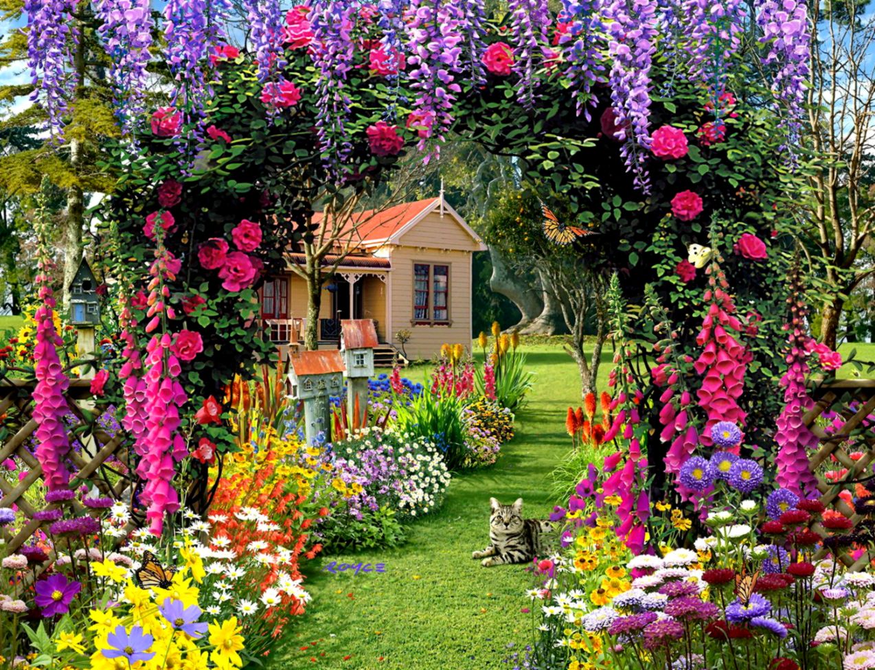 Detail Background Garden Nomer 19